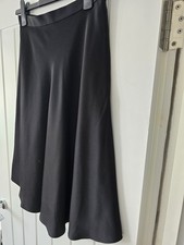 Beautiful M&S Silk Skirt Elegant Zipped Midi Length Size S UK 10 Excellent Cond
