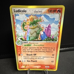 Ludicolo (Delta Species) 6/100 EX Crystal Guardians Reverse Holo
