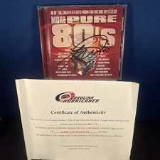 Carolina Hurricanes 80’s CD Autographed By James Wisniewski # 21 With COA.