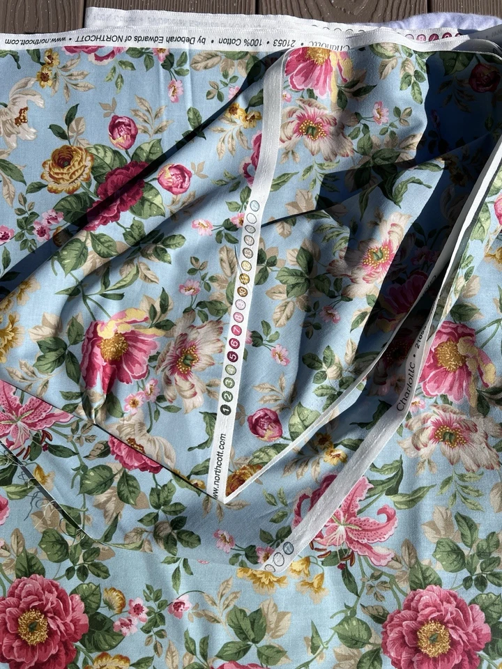 Charlotte 21053 100% 棉 Deborah Edwards Of Northcott 9 码连续码 — 第 4/4 张图片