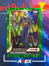 MAX VERSTAPPEN 2025 Topps Chrome Formula 1 F1 #148 Green Raywave Refractor 9/99