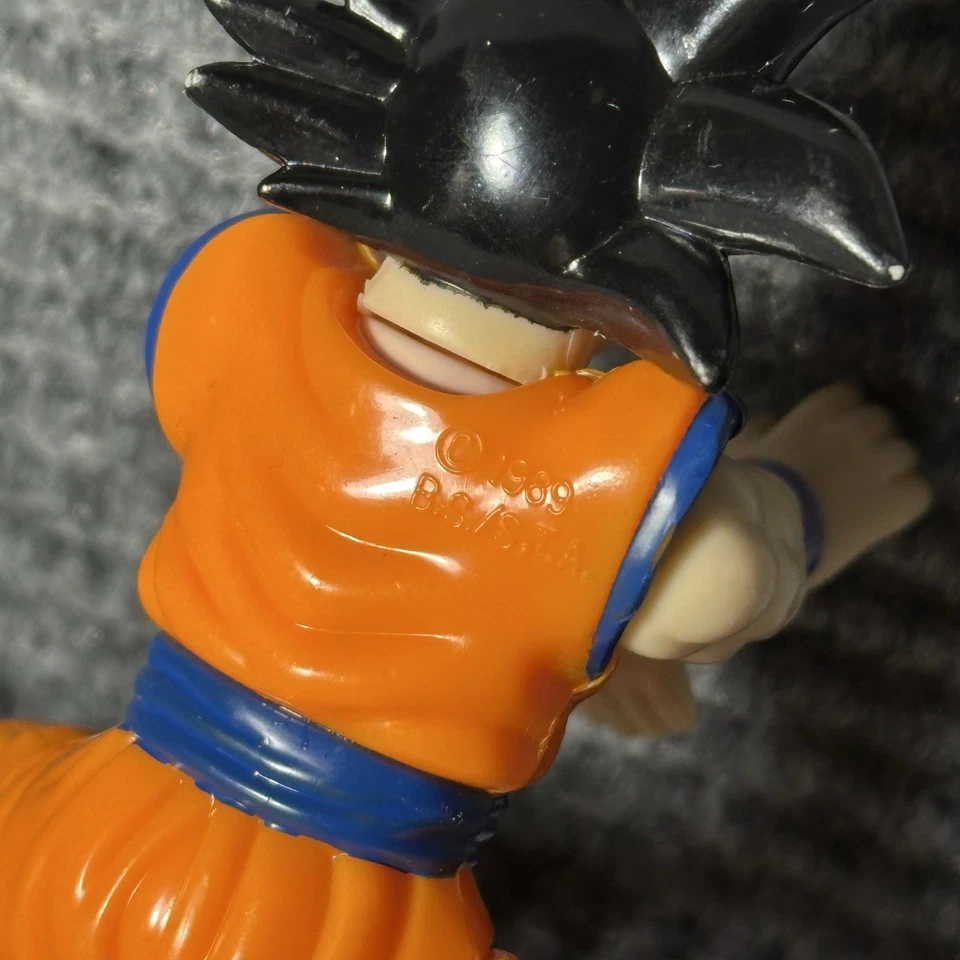 复古 1989 年 Goku Dragon Ball Z 可动人偶罕见收藏品动漫玩具 — 第 3/4 张图片