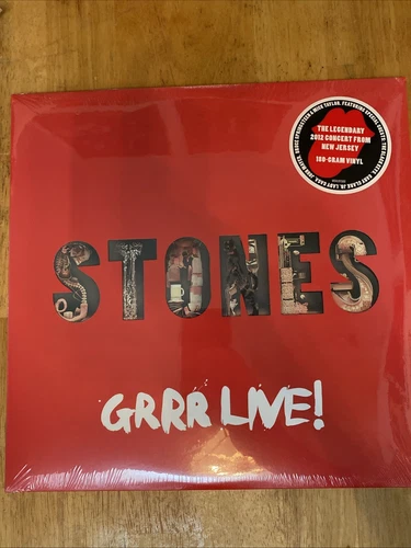 Rolling Stones Grrr Live! Black Vinyl 3LP Set Still Sealed