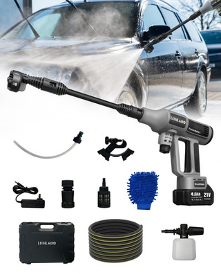 #ad #ad Cordless Pressure Washer 1080PSl Portable High Pressure for Car Wash OutdoorC... $124.66