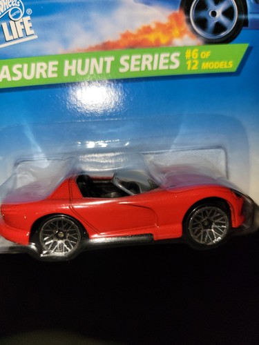 1997 Hot Wheels "TREASURE HUNT SERIES" Lim. Ed. *DODGE VIPER RT/10* (red) 6/12 - Bild 7 von 15