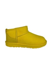 UGG Classic Ultra Mini Boots Junior Yellow Size 5Y