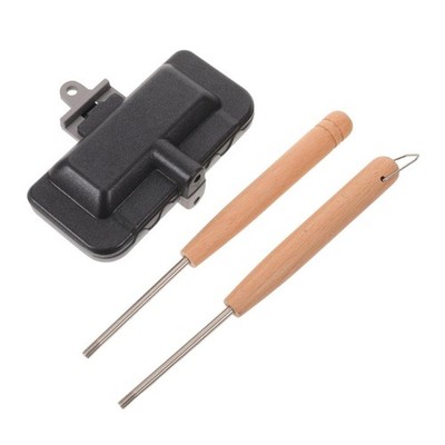 Sandwich Maker for Camping | Aluminum Camp Cooker | Campfire Cooking Pan with