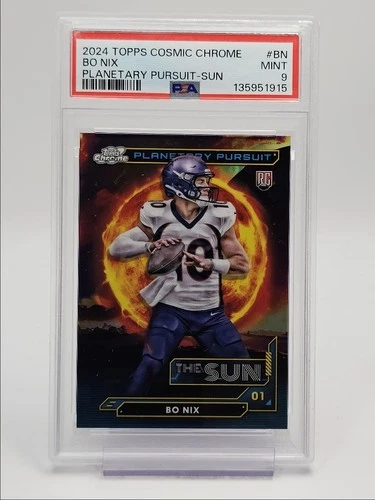 BO NIX 2024 TOPPS COSMIC PLANETARY PURSUIT ROOKIE SUN RC PSA 9 Q0902