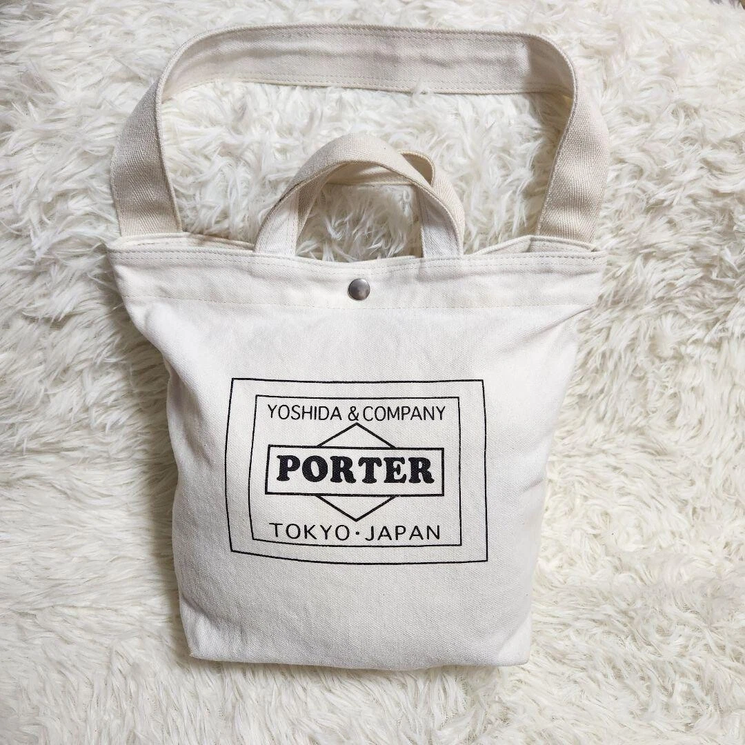 【PORTER】ホワイトキャンバストートバッグ Porter White Bags for Men for sale | eBay