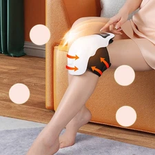 Electric Heating Massage Knee Pad Heated Wormwood Therapy Relief Elbow Pain