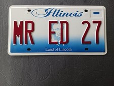2004 Illinois Personalized Vanity License Plate MR ED 27