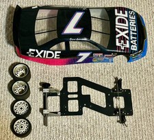 vintage rc oval pan car 1/10 body is all paint z chassis