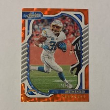 Panini Absolute 2022 Austin Ekeler #88 Orange Mosaic /199 Chargers NFL Card