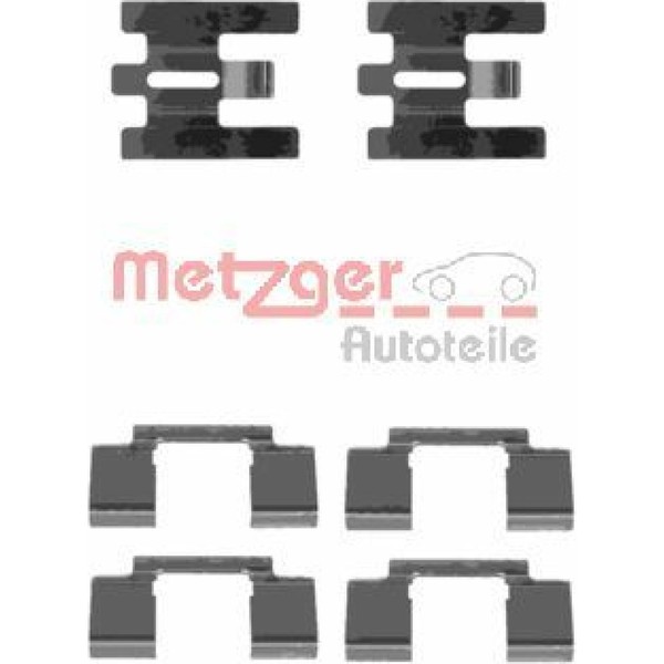 Metzger 109-1160 ZubehöRsatz Scheibenbremsbelag FüR Volvo 940 960 740 V90 S90-image