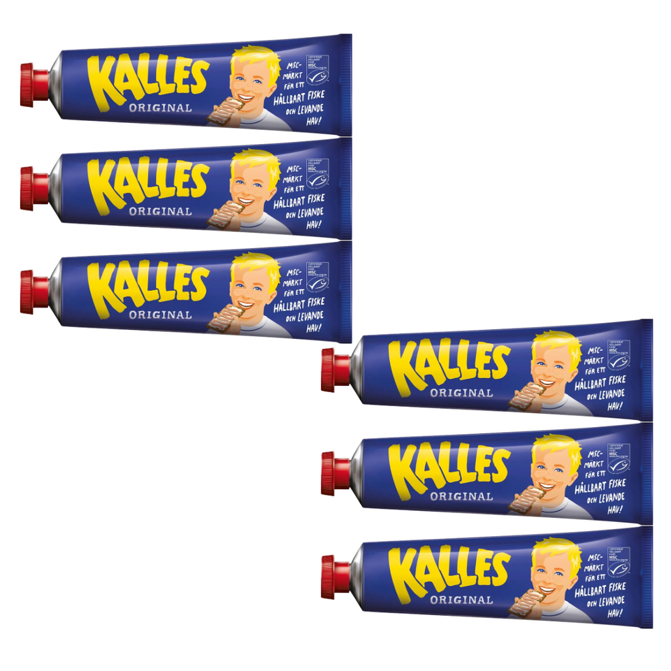 Kalles Kaviar Original 190g Swedish Cod Roe Paste Choose 1 3 6 or 8 ...