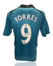 FERNANDO TORRES SIGNED LIVERPOOL 2008/09 THIRD SHIRT (ACG CERT AG17803)