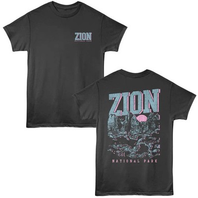 Zion Vintage Neon Sunset Men's T-Shirt