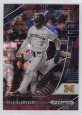 2020 Panini Prizm Draft Picks Burgundy Cracked Ice 16/23 Jack Blomgren g2u