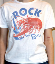 B-52's Rock Tour concert white color classic shirt reprint VK11143