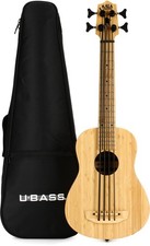Kala U-Bass Bamboo Acoustic-Electric Bass Ukulele - Natural