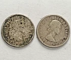 Lot of 2 Canada Silver Dimes 1960 & 1957