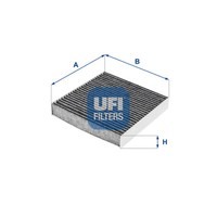 Ufi 54.248.00 Innenraumfilter Pollenfilter FüR Fiat Abarth Lancia