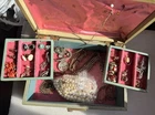 Vintage Estate Costume/ Jewelry Lot Retro With Box