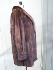 Beautiful Womens Soft Shiny Supple Evans Mahogany Mink Stroller Size Medium