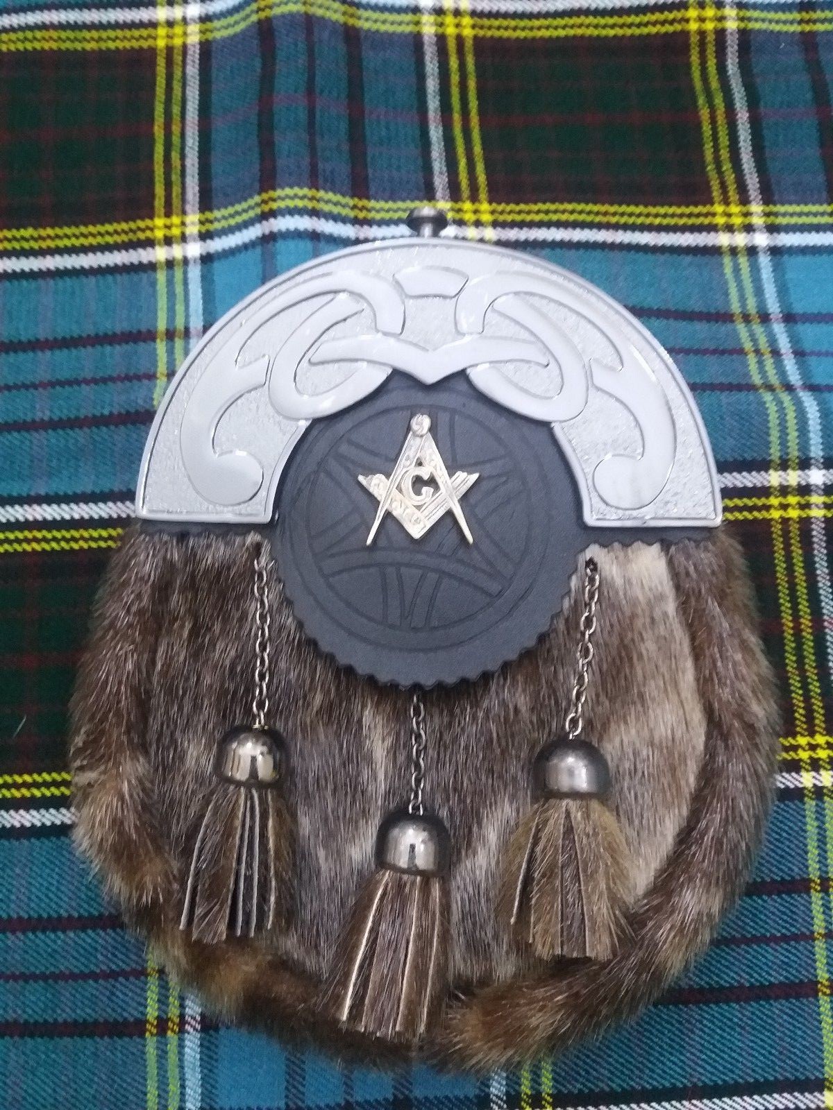 Tidoneam Schotse Kilt Sporran Distel Badge Antieke Afwerking/Mens Kilt Sporran