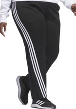  60 adidas Plus Size Three-Stripe Snap-Hem Track Pants