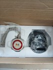 1953 Corvette Chevrolet 52mm Pocket Watch+Black Case+ Chain by Franklin Mint J