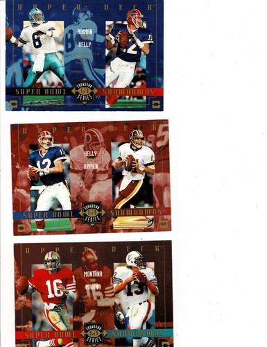 1993 NFL UPPER DECK SUPER BOWL SHOWDOWNS SERIES COMPLETE SET 1-5 - Bild 2 von 5