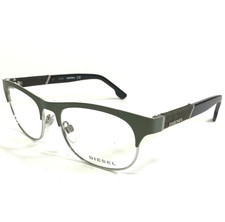 Diesel Eyeglasses Frames DL5125 col.097 Black Green Silver Denim 52-17-145