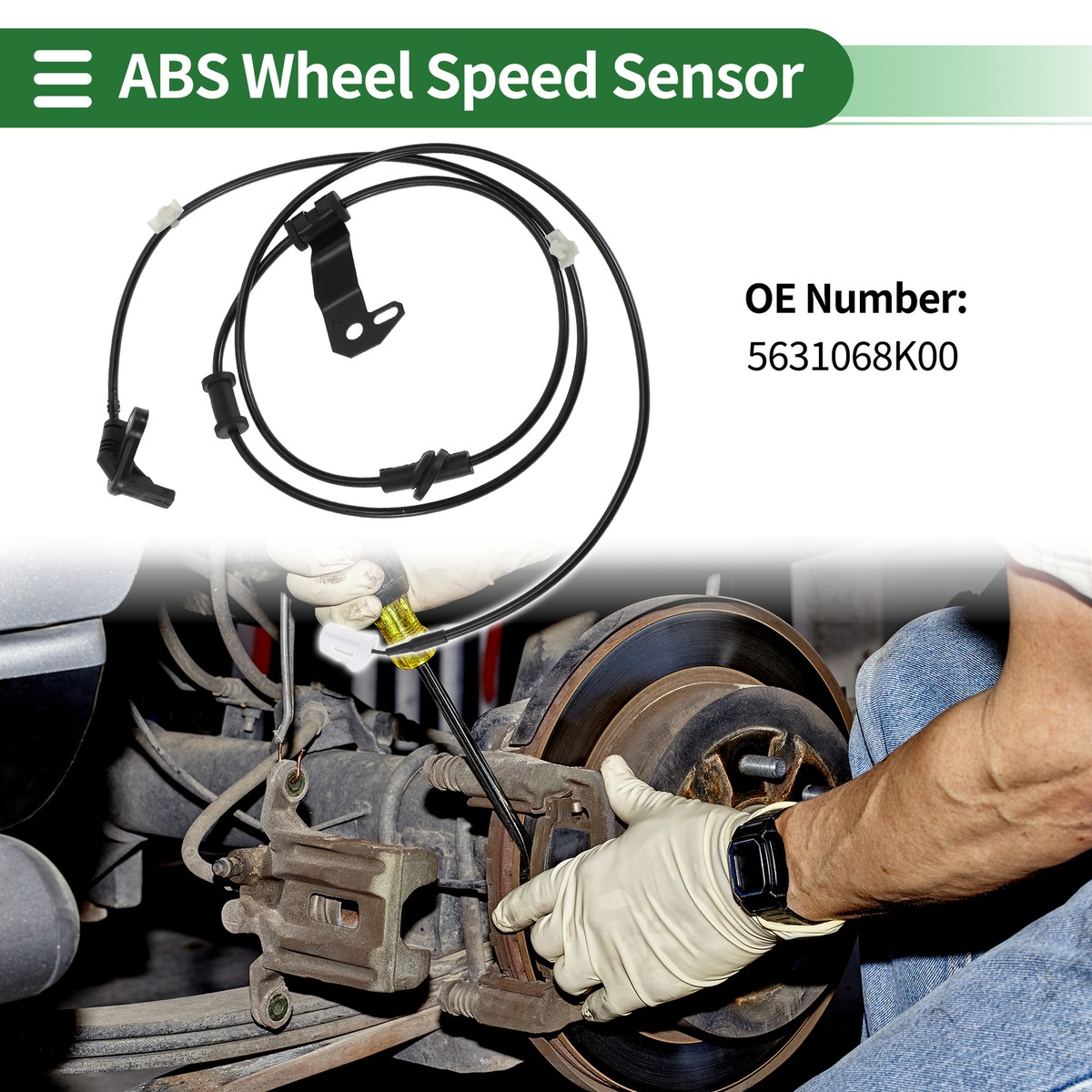 ABS Wheel Speed Sensor ABS Sensor No.5631068K00 For