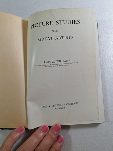 Vintage 1917 Picture Studies from Great Artists Lida M Williams Hall & McCreary - Picture 8 of 17
