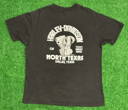 Vintage 1990 Harley Davidson Of North Texas “In Full Color” Double Sided Shirt - Picture 7 of 8