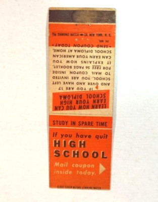 Matchbook High School Course at Home Free Coupon Study in Spare Time Diploma