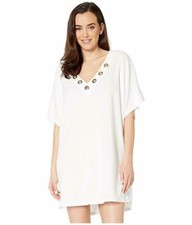 Michael Michael Kors 261936 Women's Grommet Tunic Swim Cover-Up Size X-Small