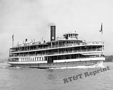 Photograph of the Detroit Excursion Steamer Columbia / Bob Lo Boat 1908   8x10 