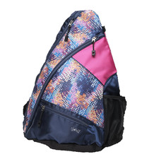Ladies Pickleball Sling Bag -"Navy Fusion" - Expressly Designed For Pickleball