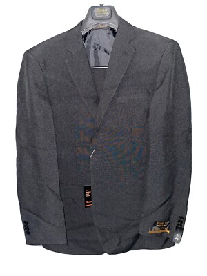 Men's Umberto Bonelli Super 130's Angelo Suit Jacket/Pant Set, Size 40R/34w