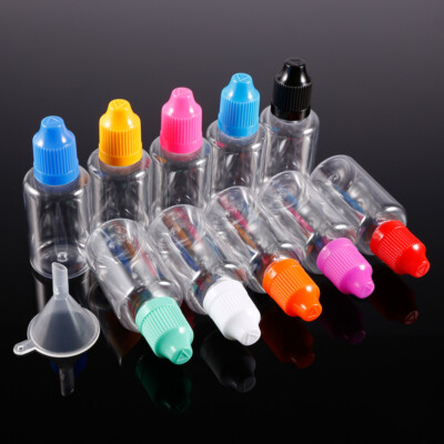 Kunststofftropfer Flüssigkeit Auge Wasser PET-Flasche kindersicher Farbe Kappe