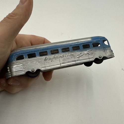 TOOTSIE TOYS 1950's VINTAGE GREYHOUND BUS 6 INCH BUS Made in USA - Picture 9 of 12