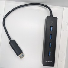 Satechi SuperSpeed USB 3.0 W8PH4 Series Portable 4 Port USB 3.0 Hub  Tested 