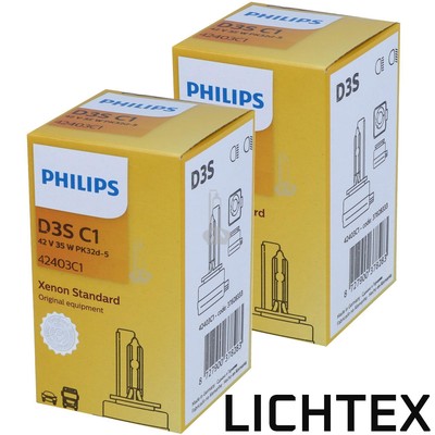 PHILIPS D3S 42403C1 XenStart Standard Xenon Brenner Scheinwerfer Lampe für VW