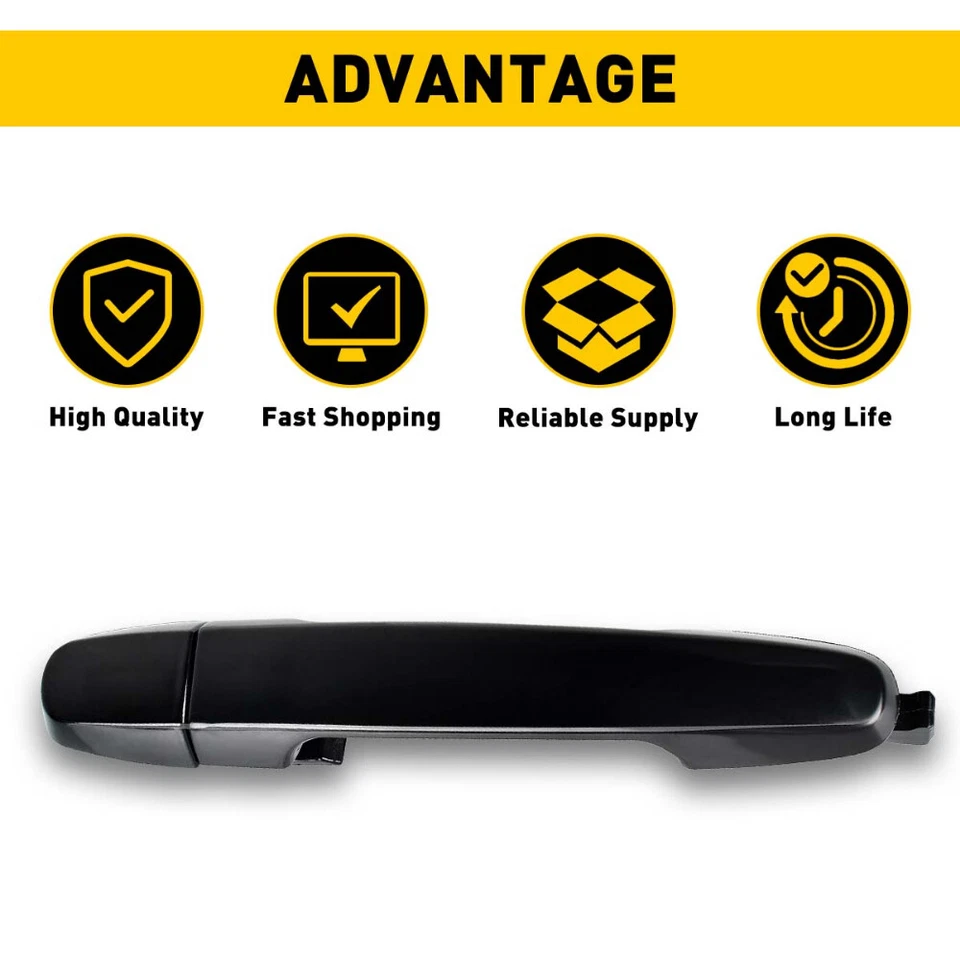 Manija de puerta exterior trasera para Toyota Camry 2002-06 lado conductor/pasajero diestro/diestro Foto 4 de 4