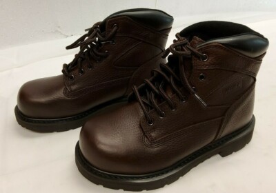 New Worx by Red Wing Men's US 7M 6-Inch Safety Work Boots Dark