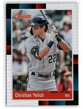 2022 Donruss Baseball (Career Stat Line) Christian Yelich #266 Brewers /500