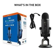 NEW Logitech for Creators Blue Yeti USB Microphone for Gaming, Streaming,