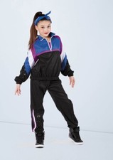 Weissman Run It Dance Costume in Electric Purple Size LC Large/14 Style 13455